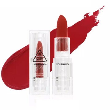 Son Thỏi Lì 3CE Vỏ Trong Suốt Red Muse 3.5g