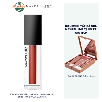 Son Kem Maybelline Mịn Lì Như Nhung 6.4ml