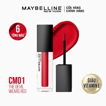 Son Kem Maybelline Mịn Lì Như Nhung 6.4ml