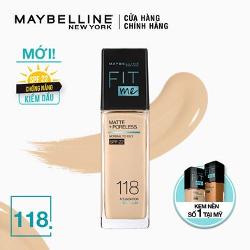 Kem Nền Maybelline Mịn Nhẹ Kiềm Dầu Chống Nắng