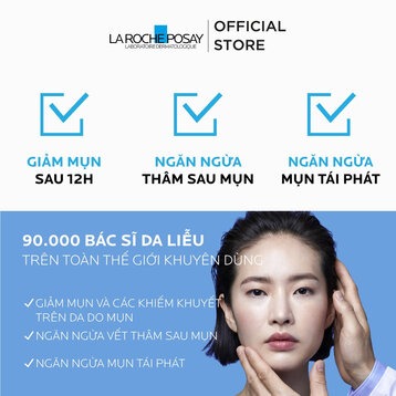 Bộ Đôi La Roche-Posay Giảm Mụn Và Ngừa Thâm Trong 12H