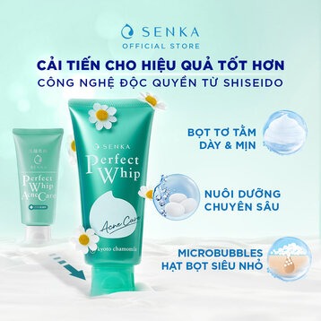 Sữa Rửa Mặt Senka Dành Cho Da Mụn