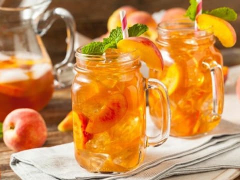 Trà đào cam sả