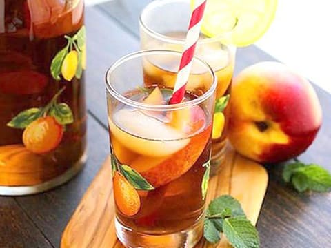 Trà đào cam sả