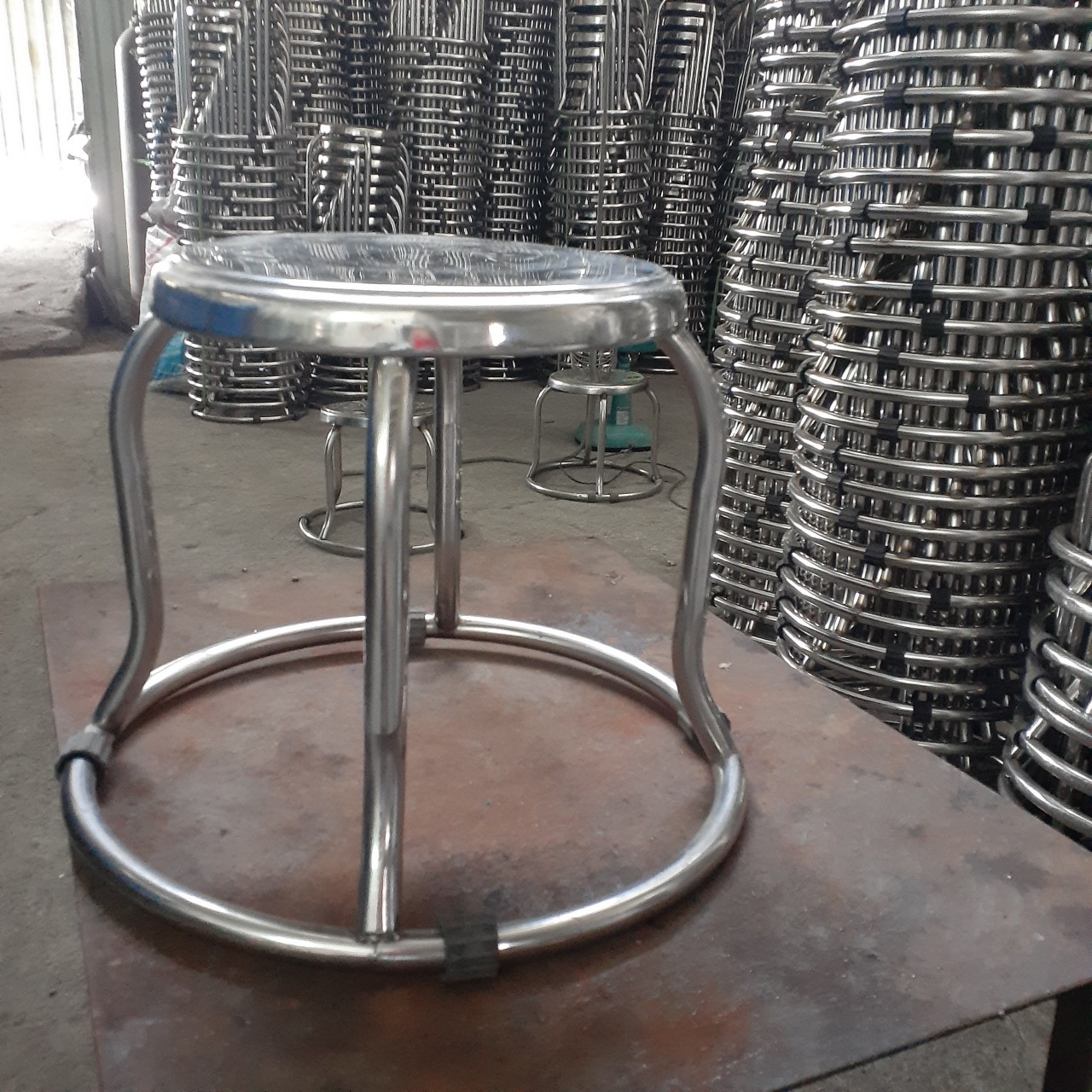 Ghế đơn inox