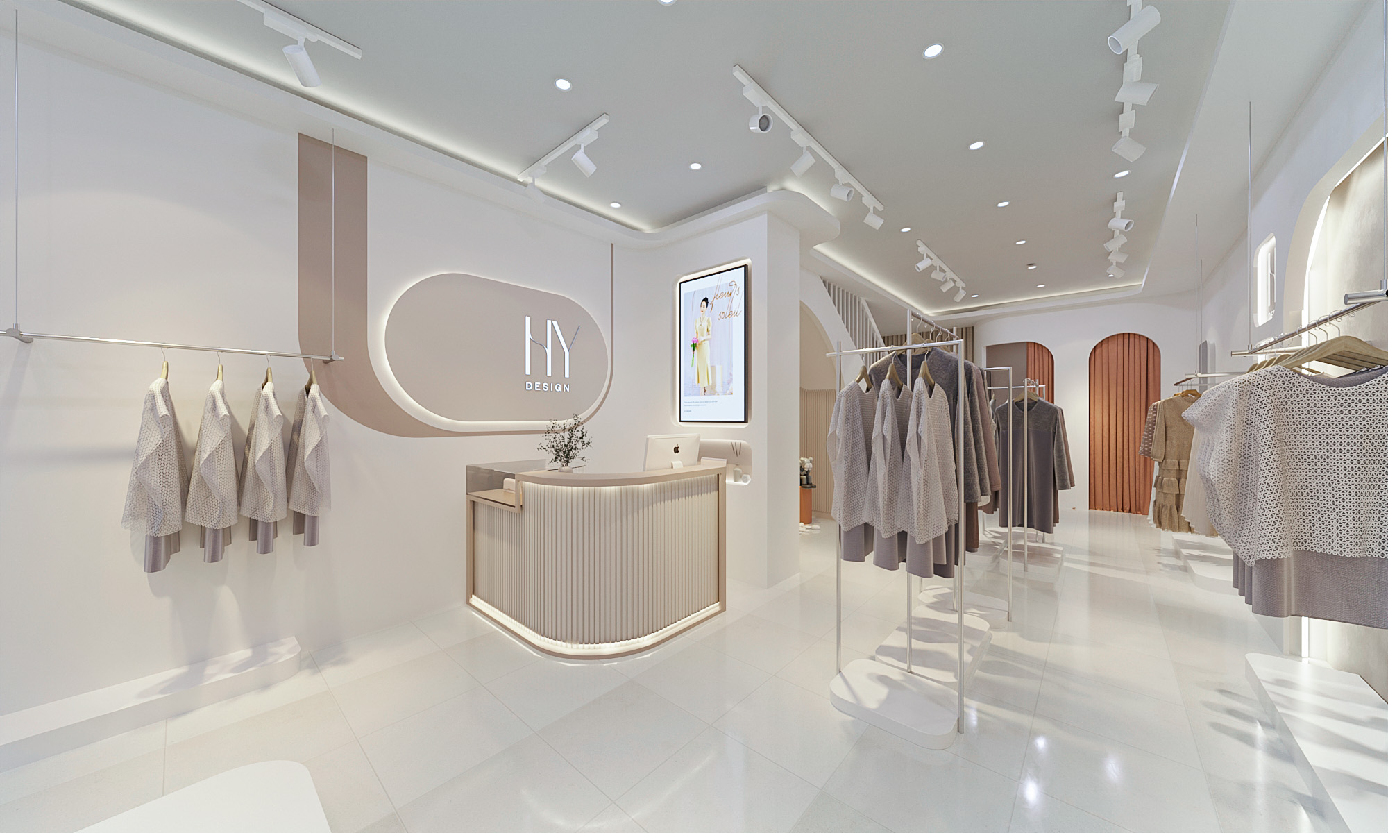 THIẾT KẾ SHOP THỜI TRANG HY DESIGN - CẦU GIẤY, HÀ NỘI