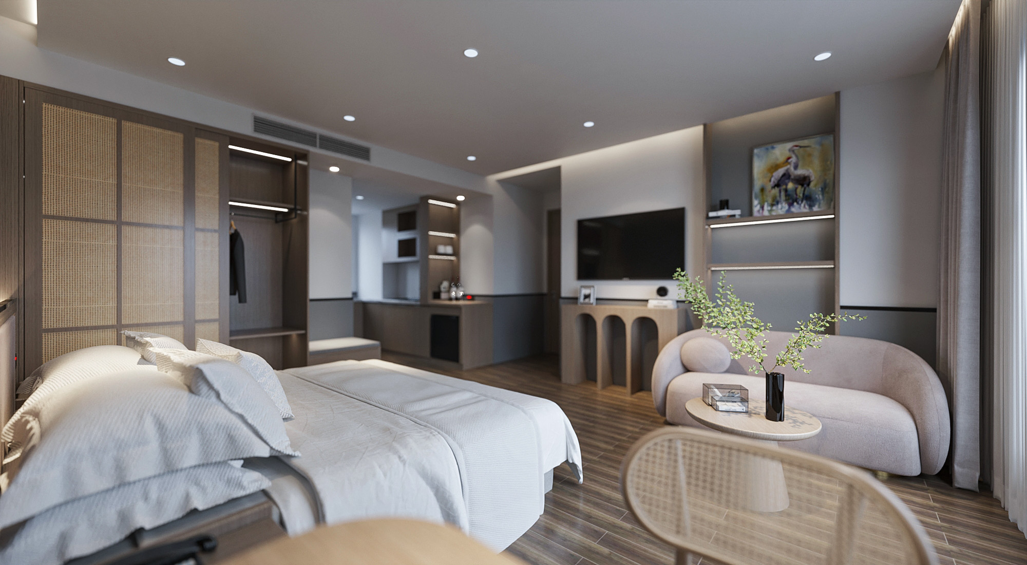 THIẾT KẾ KHÁCH SẠN MINA NGÕ HUẾ - HAI BÀ TRƯNG, HÀ NỘI