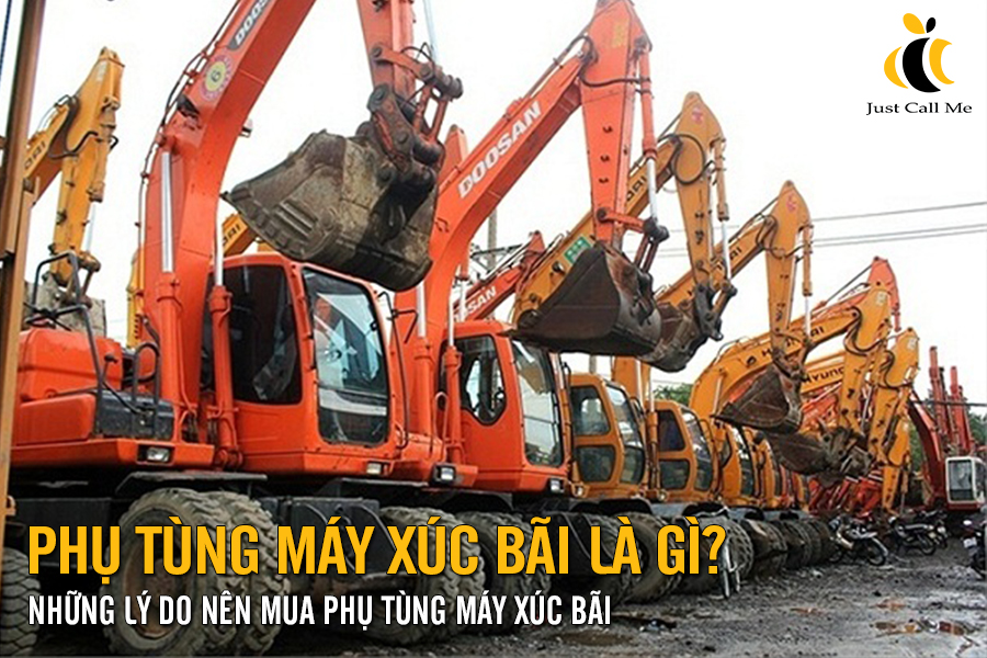 Phụ tùng máy xúc bãi là gì? Những lý do mà người dùng nên mua phụ tùng máy xúc cũ
