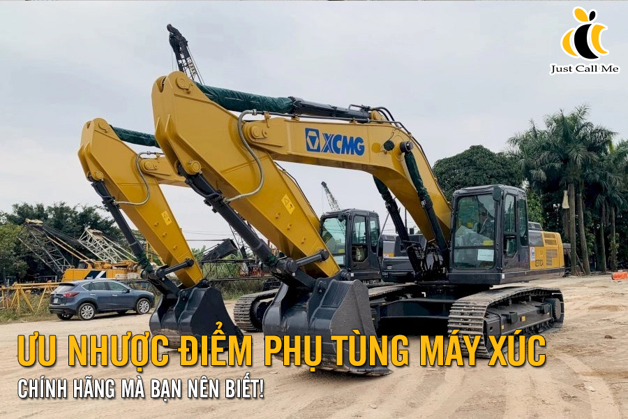 Ưu, nhược điểm khi mua phụ tùng máy xúc chính hãng bạn nên biết !