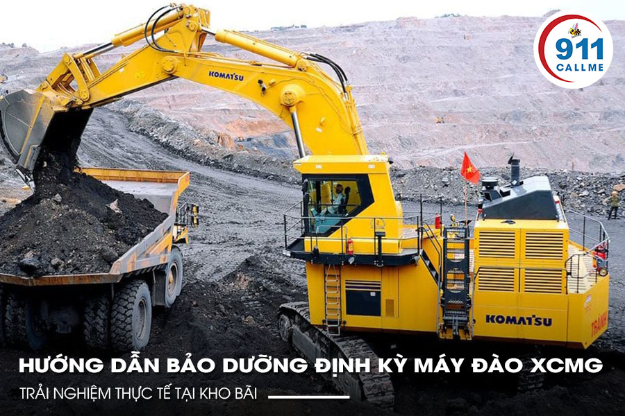 Bảo Dưỡng Định Kỳ máy Đào