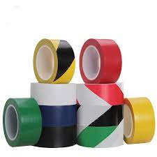 Băng keo dán nền vàng đen 50mm*33m