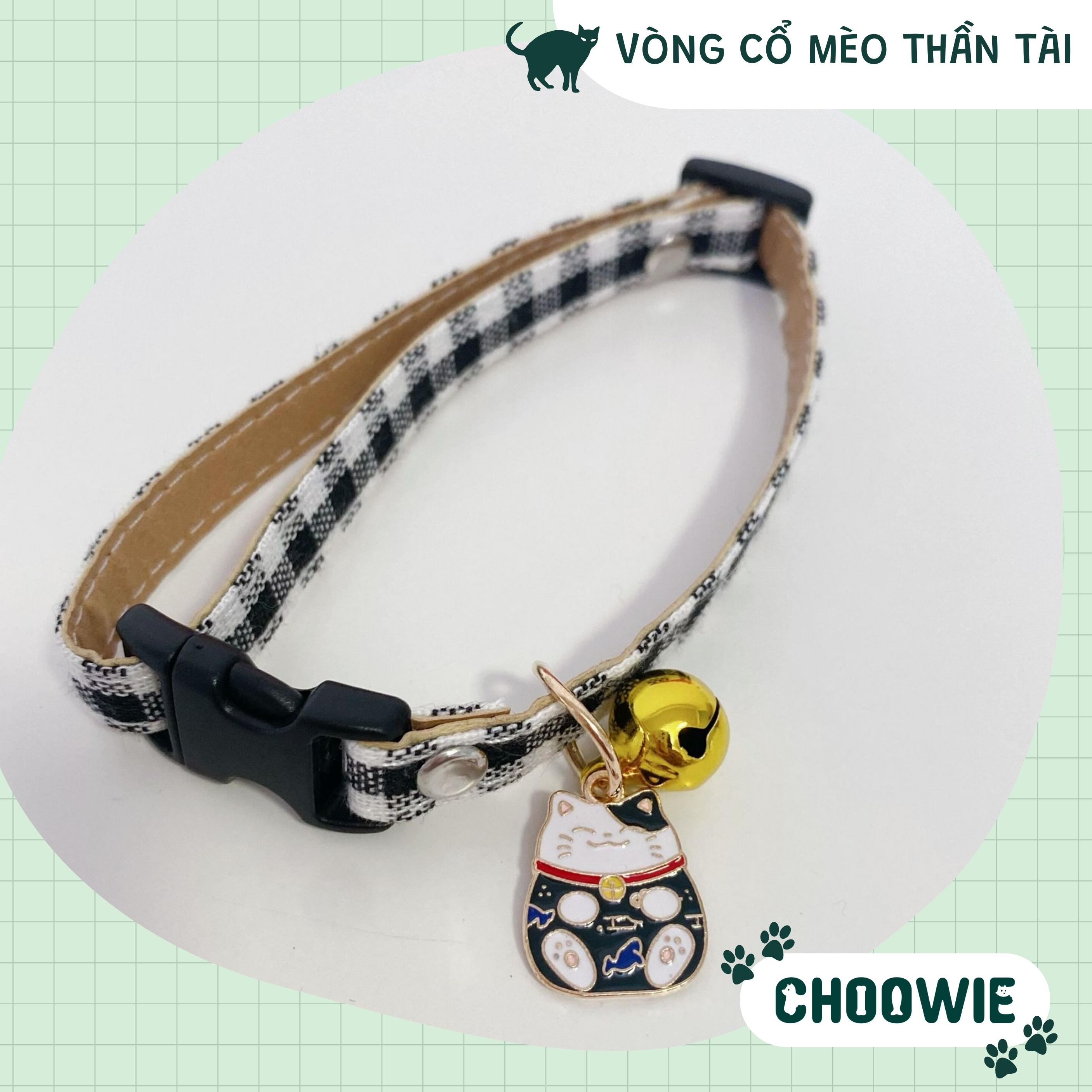 Vòng cổ mèo thần tài 17-33cm