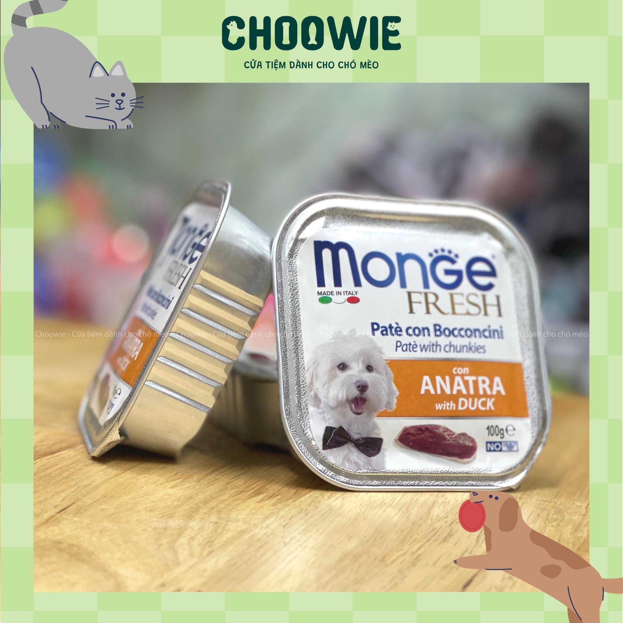 [XÓA] Pate Monge 100 gram dành cho chó