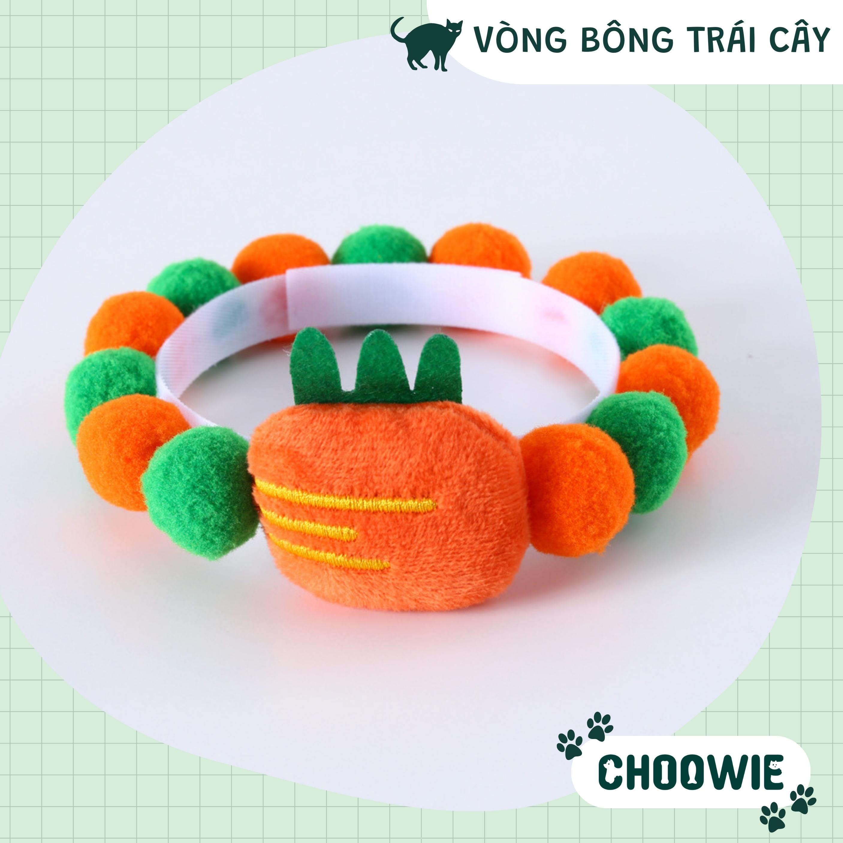 Vòng cổ bông TRÁI CÂY size 30 cm