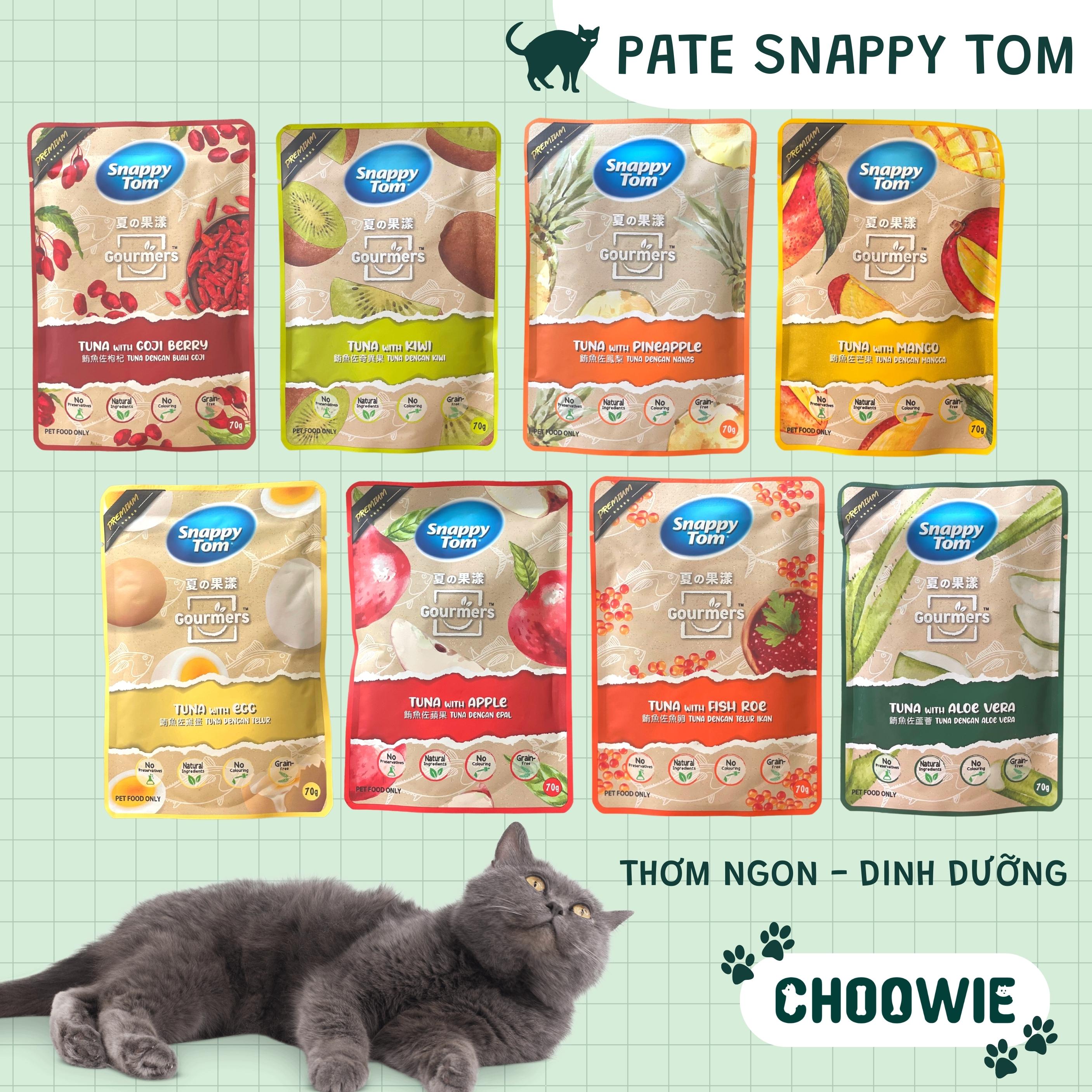 Pate Snappy Tom Trái Cây 70 gram