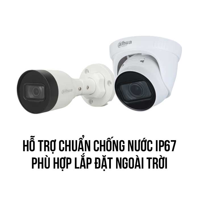 Lắp đặt trọn bộ 2 camera IP DAHUA Full HD