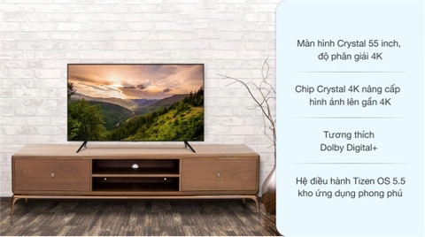 Tivi LED Samsung 65AU7000 Smart 65in TV 4K UHD