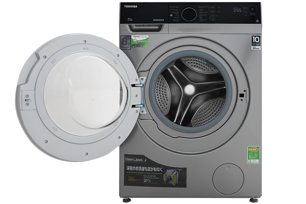 Máy giặt cửa ngang Toshiba 8,5kg xám TW-BH95M4V(SK)