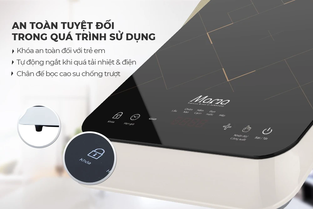 Bếp từ cảm ứng Sunhouse SHD6860
