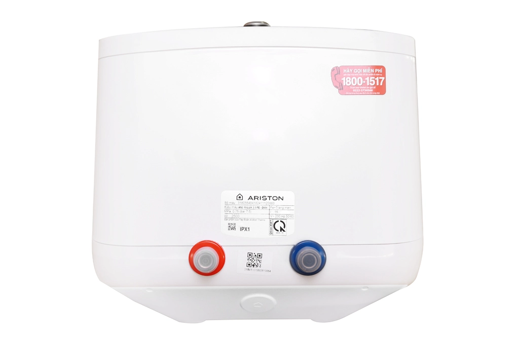 Bình nóng lạnh gián tiếp Ariston vuông AN15 R2.5FE