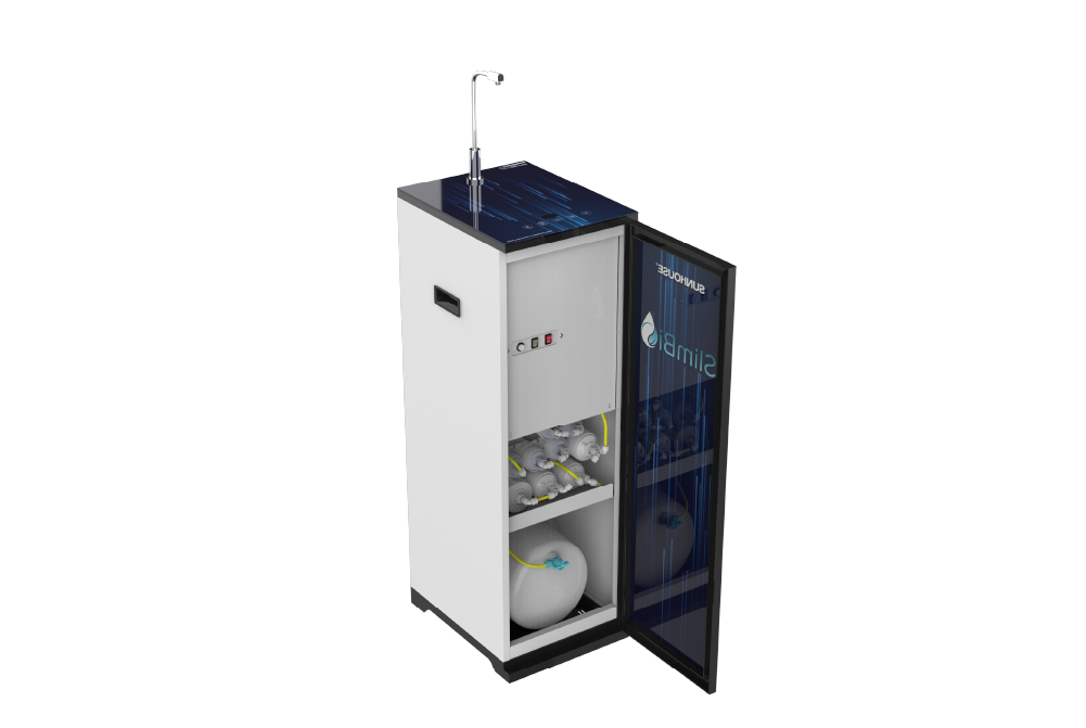 Máy lọc nước R.O nóng lạnh SUNHOUSE SLIMBIO SHA76214CK-S