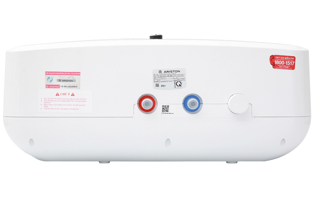 Bình nóng lạnh gián tiếp Ariston ngang SL20 RS 2 đèn 20 lít AG+