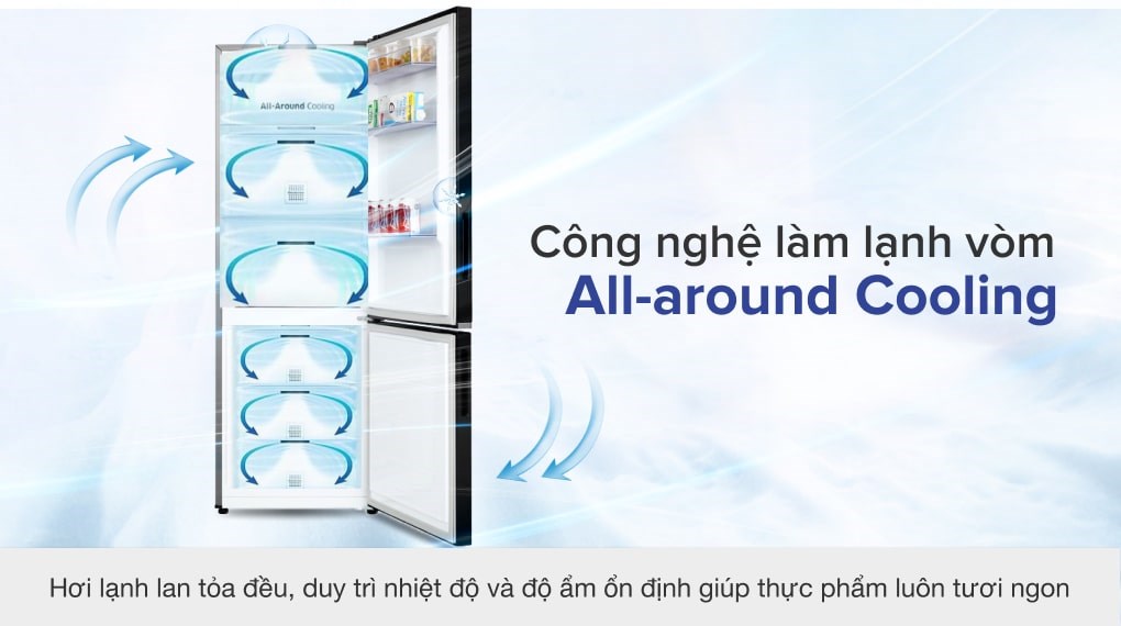 Tủ lạnh Samsung Inverter 310 lít RB30N4010BU/SV