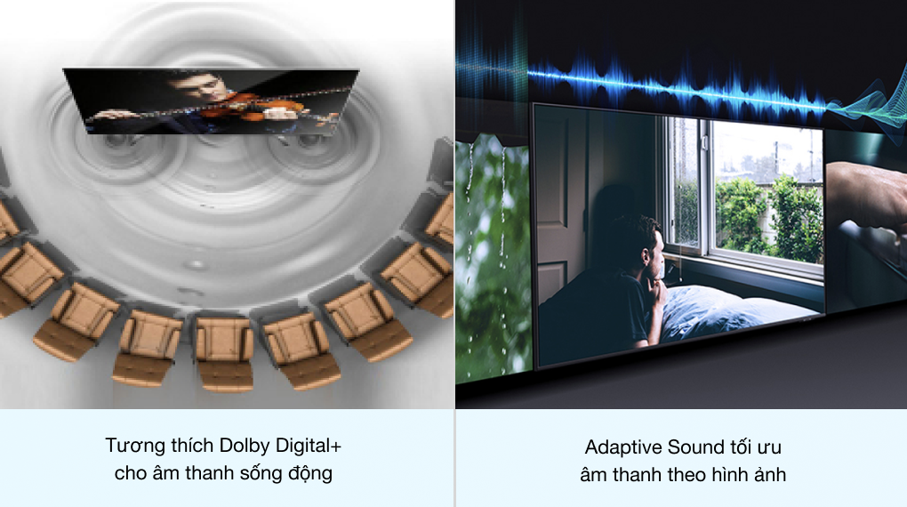 Tivi LED Samsung 55AU7700 smart 4K UHD