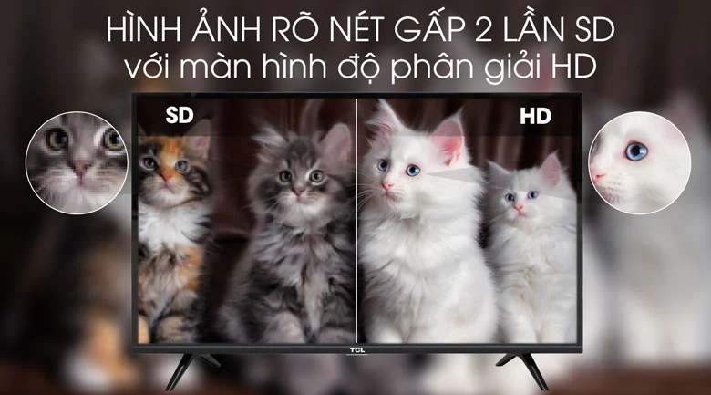 Tivi TCL 32in 32S6300 Led Full HD điều khiển giọng nói, internet