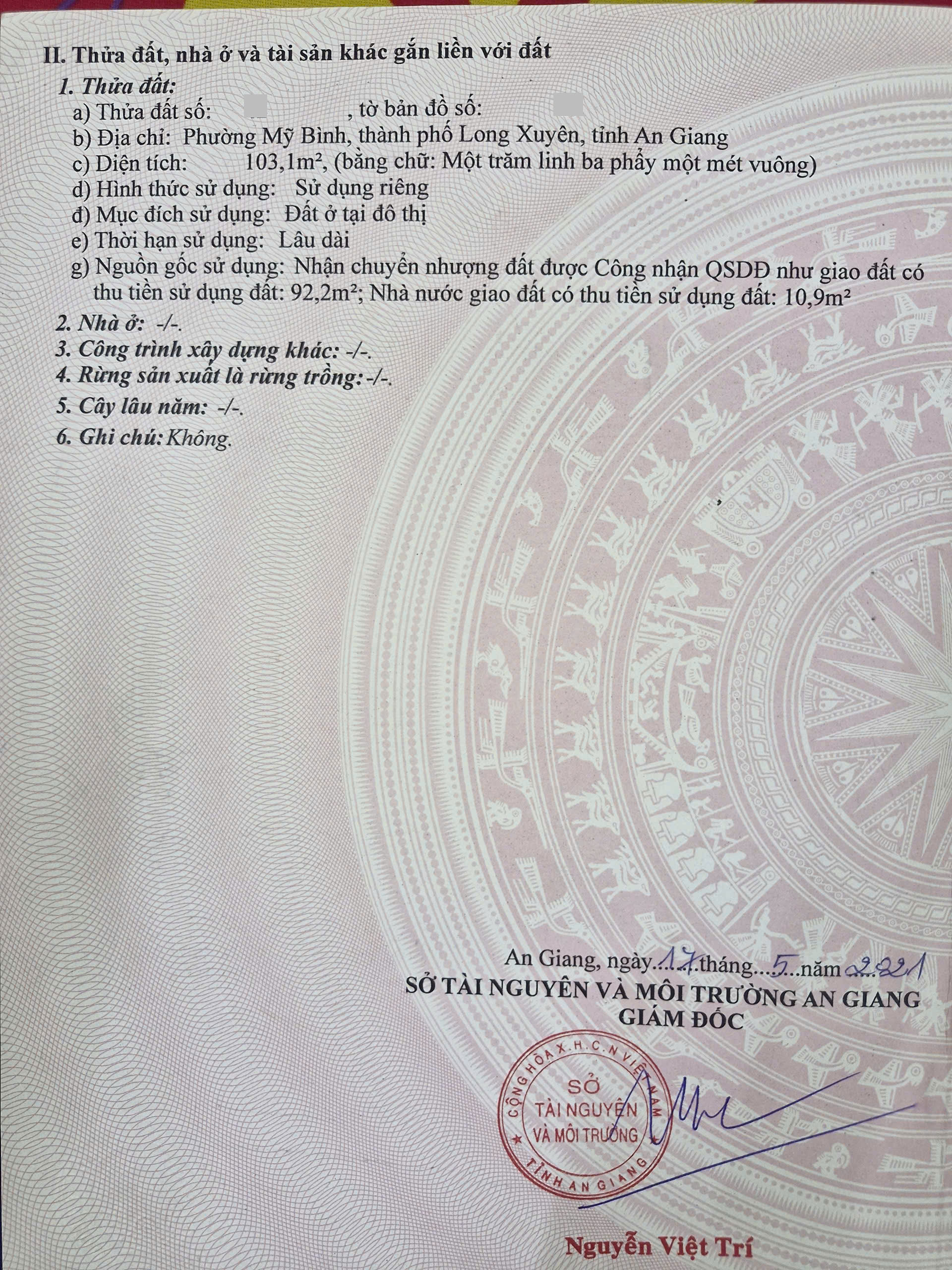 🏠 BÁN NỀN TẶNG NHÀ CẤP 4 – HẺM Ô TÔ TRẦN HƯNG ĐẠO, MỸ BÌNH – CÁCH MẶT TIỀN CHỈ 20M