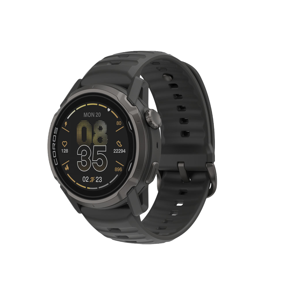 Đồng hồ GPS thể thao Coros Apex 4 - Black Silicon