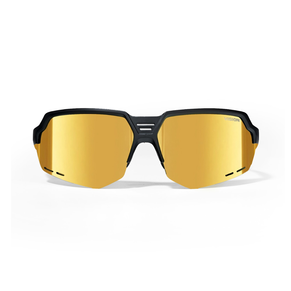 Kính thể thao Vision Loop - Matte Black / Full Revo Gold