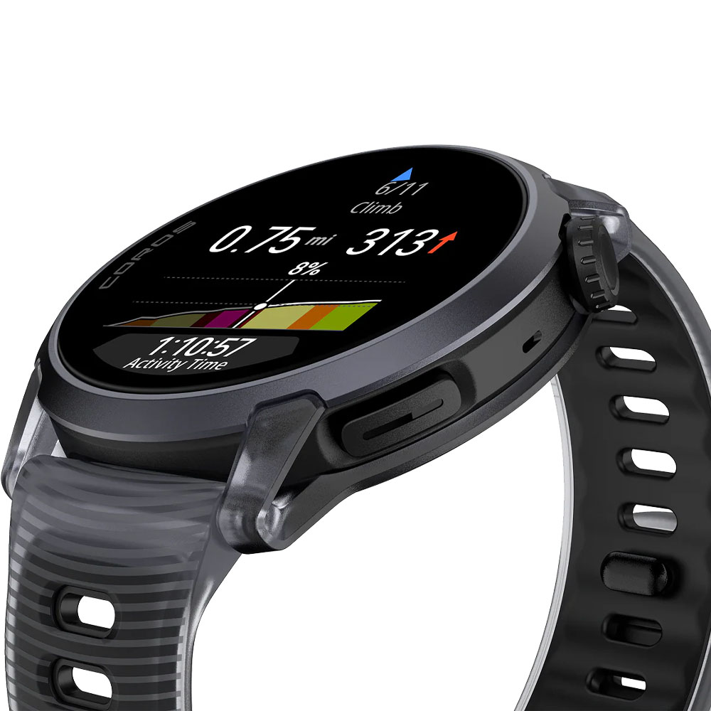 Đồng hồ GPS thể thao Coros Pace 4 Aluminum - Black Crystal Silicon