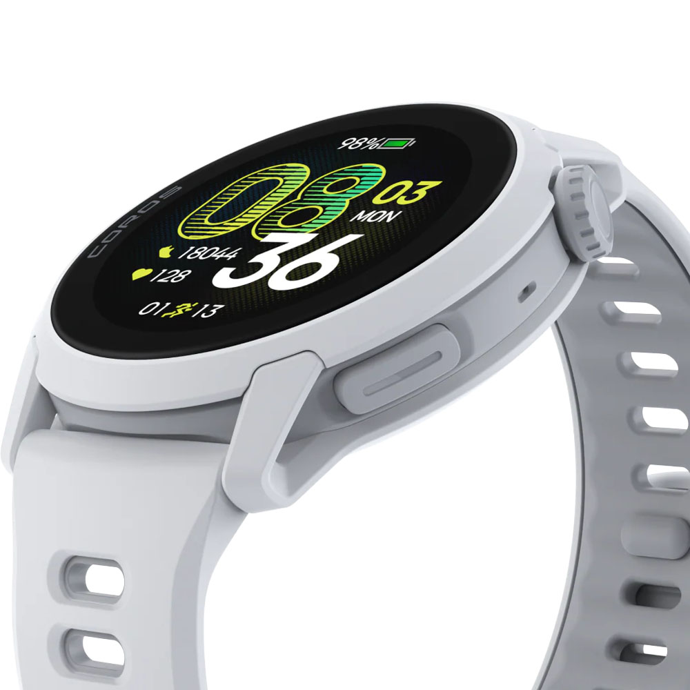 Đồng hồ GPS thể thao Coros Pace 4 - White Silicon