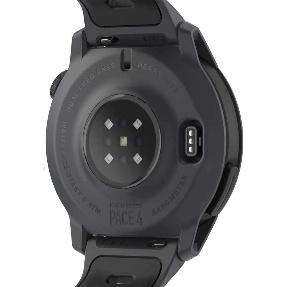 Đồng hồ GPS thể thao Coros Pace 4 - Black Silicon