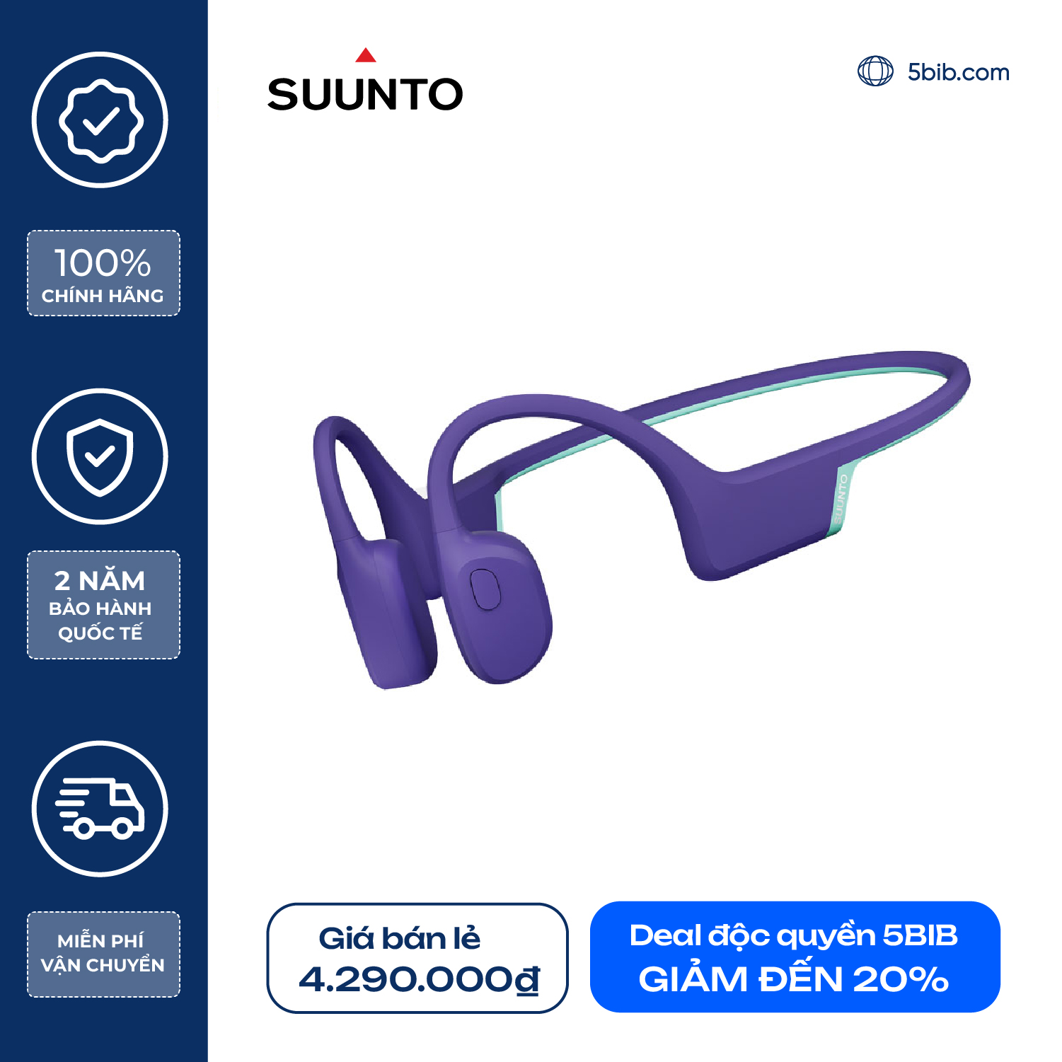 Tai nghe thể thao Suunto Aqua Light