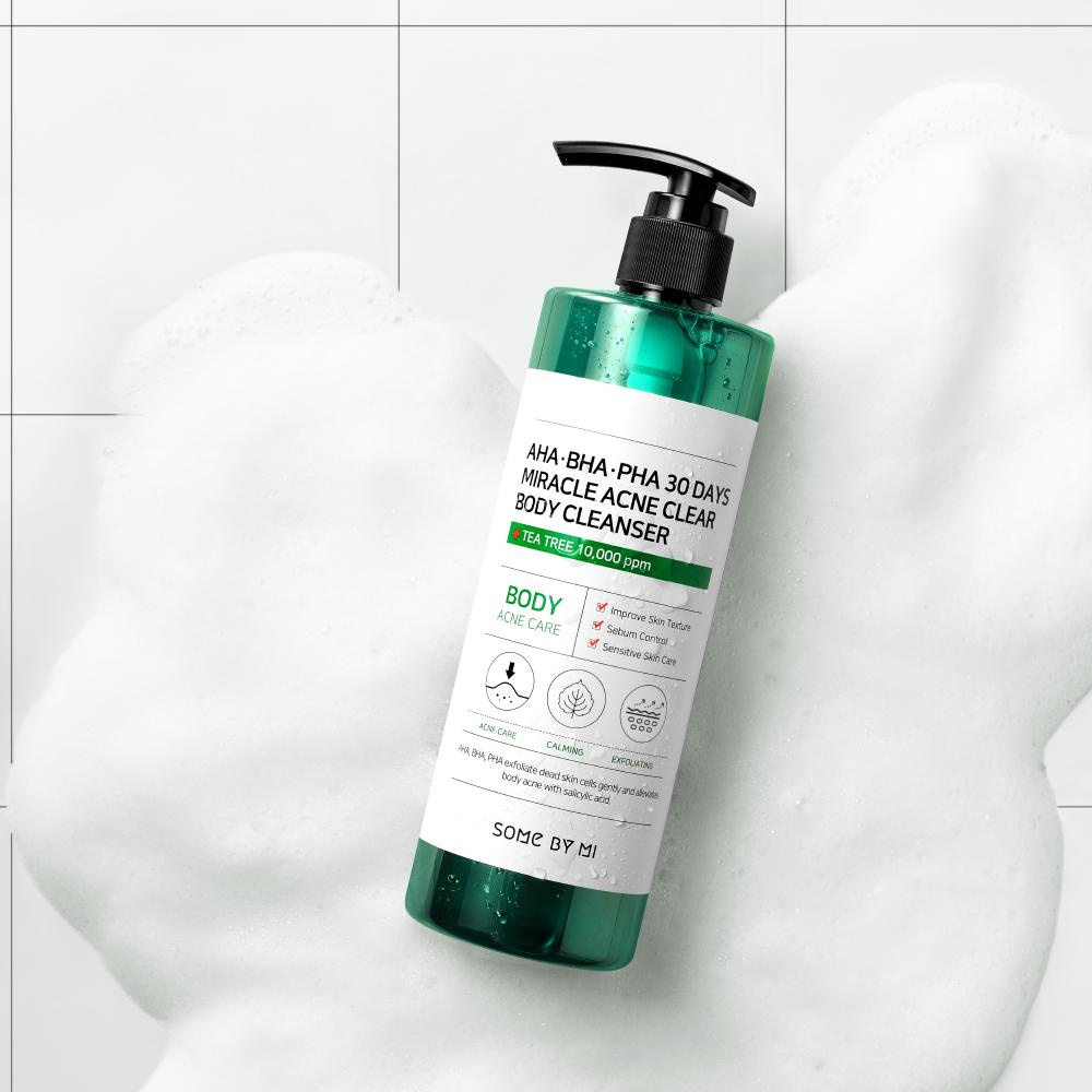 Some By Mi Sữa tắm AHA-BHA-PHA 30 Days Miracle Acne Clear Body Cleanser 400g (IP04)