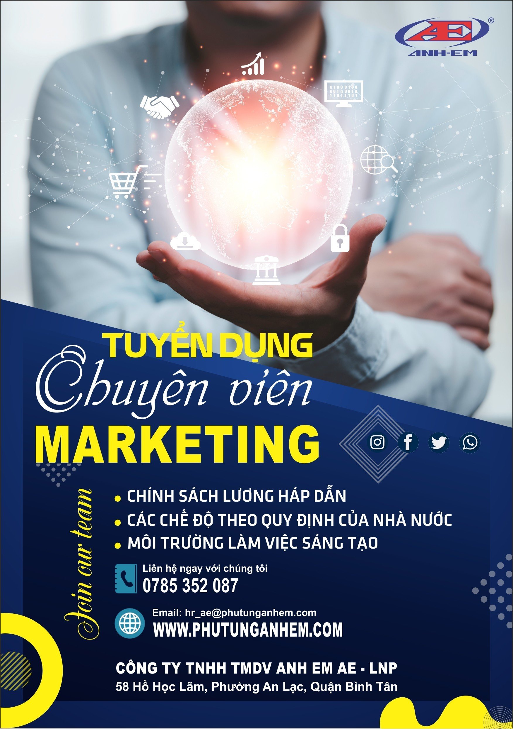 Tuyển Dụng Chuyên Viên Marketing