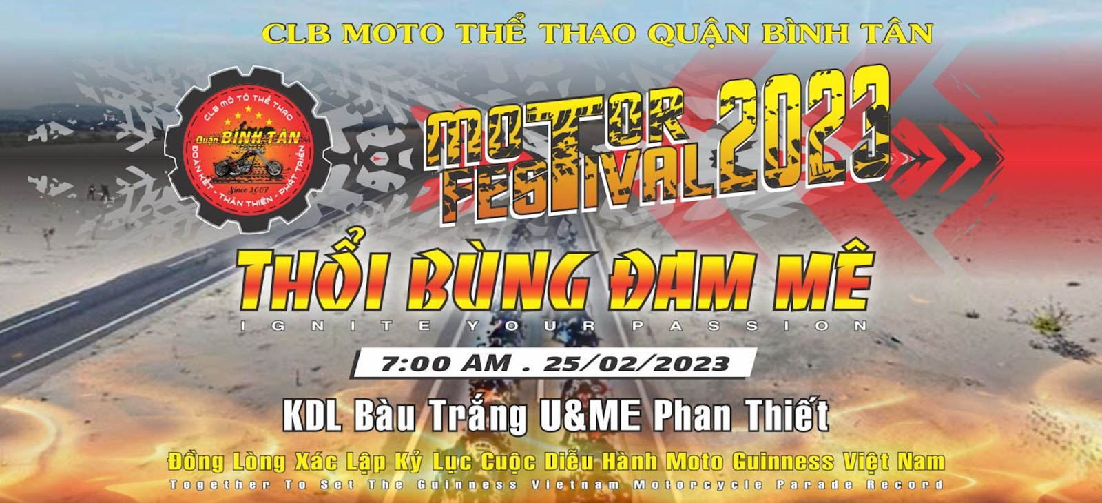 Đại hội Motor 2023 tại Bàu Trắng, liệu một kỷ lục Guinness mới sẽ được xác lập?