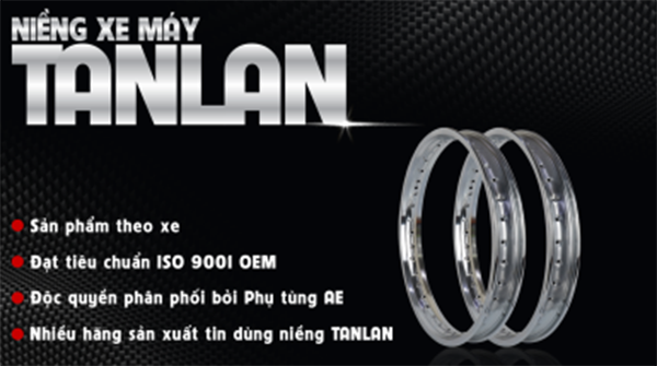 Niềng Vành TanLan Cho Xe Máy