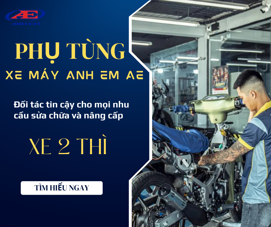 Phụ tùng xe máy Anh Em AE: Đối tác đáng tin cậy cho mọi nhu cầu sửa chữa và nâng cấp xe 2 thì