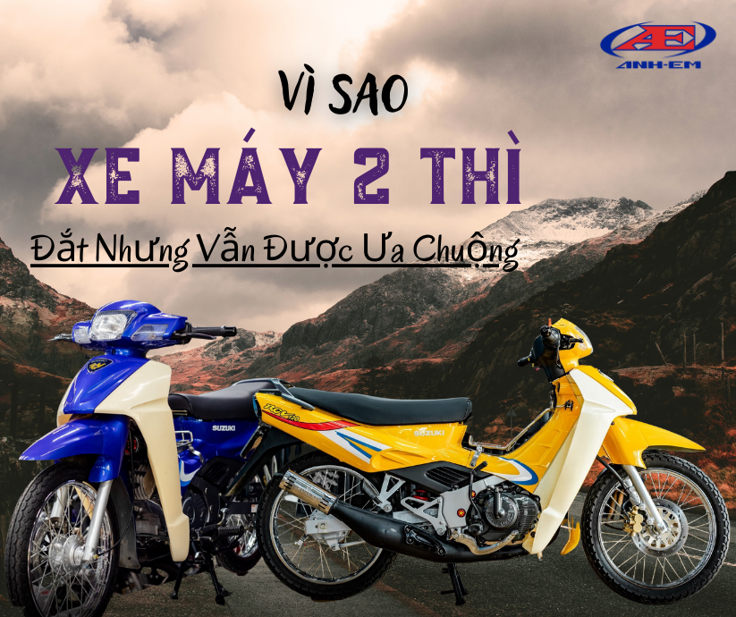 Vì sao xe máy 2 thì đắt nhưng vẫn được ưa chuộng?