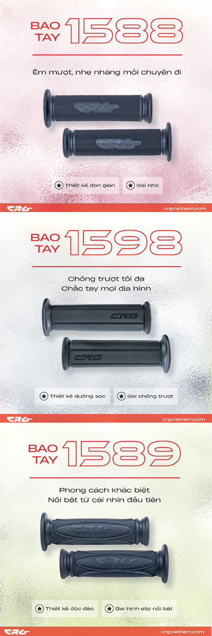 Bao tay xe máy chính hàng CRG