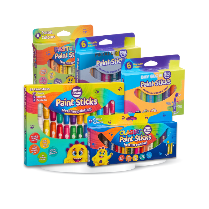 [TỔNG HỢP] Bút sáp màu an toàn, tẩy được Little Brian - Size Cơ Bản (Nhập khẩu UK)