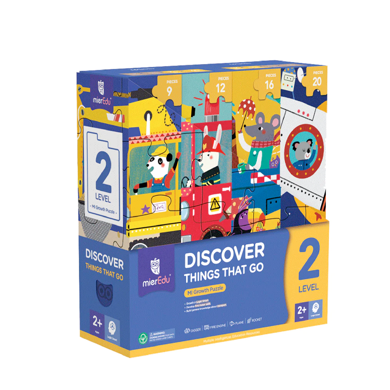 Bộ đồ chơi xếp hình 7 cấp độ - Cấp độ 2: Khám phá Phương tiện di chuyển