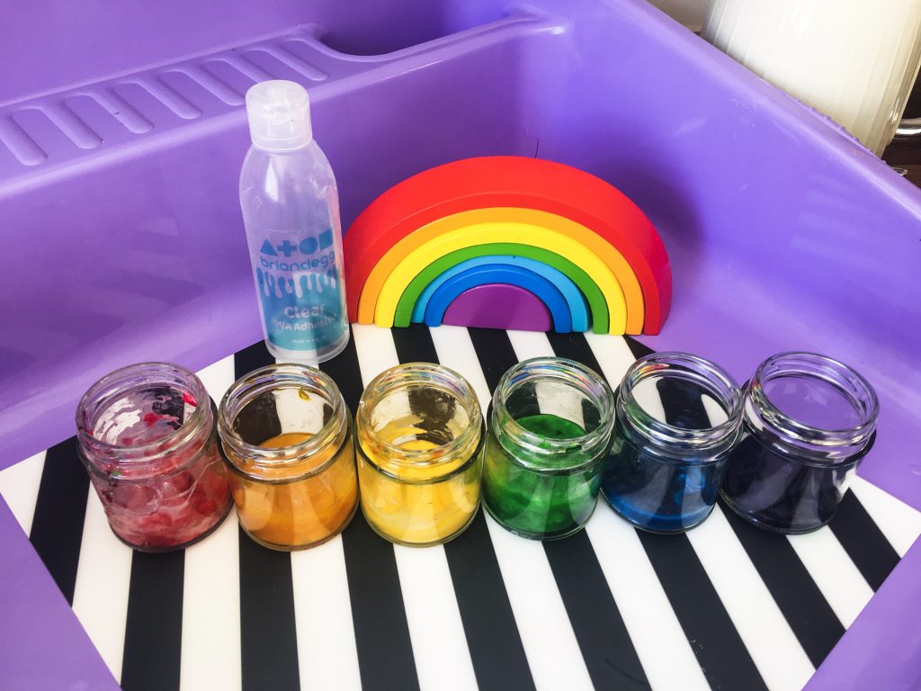 Chai keo tạo màu an toàn, không độc hại dùng để chế tạo Slime Brian Clegg từ Anh Quốc