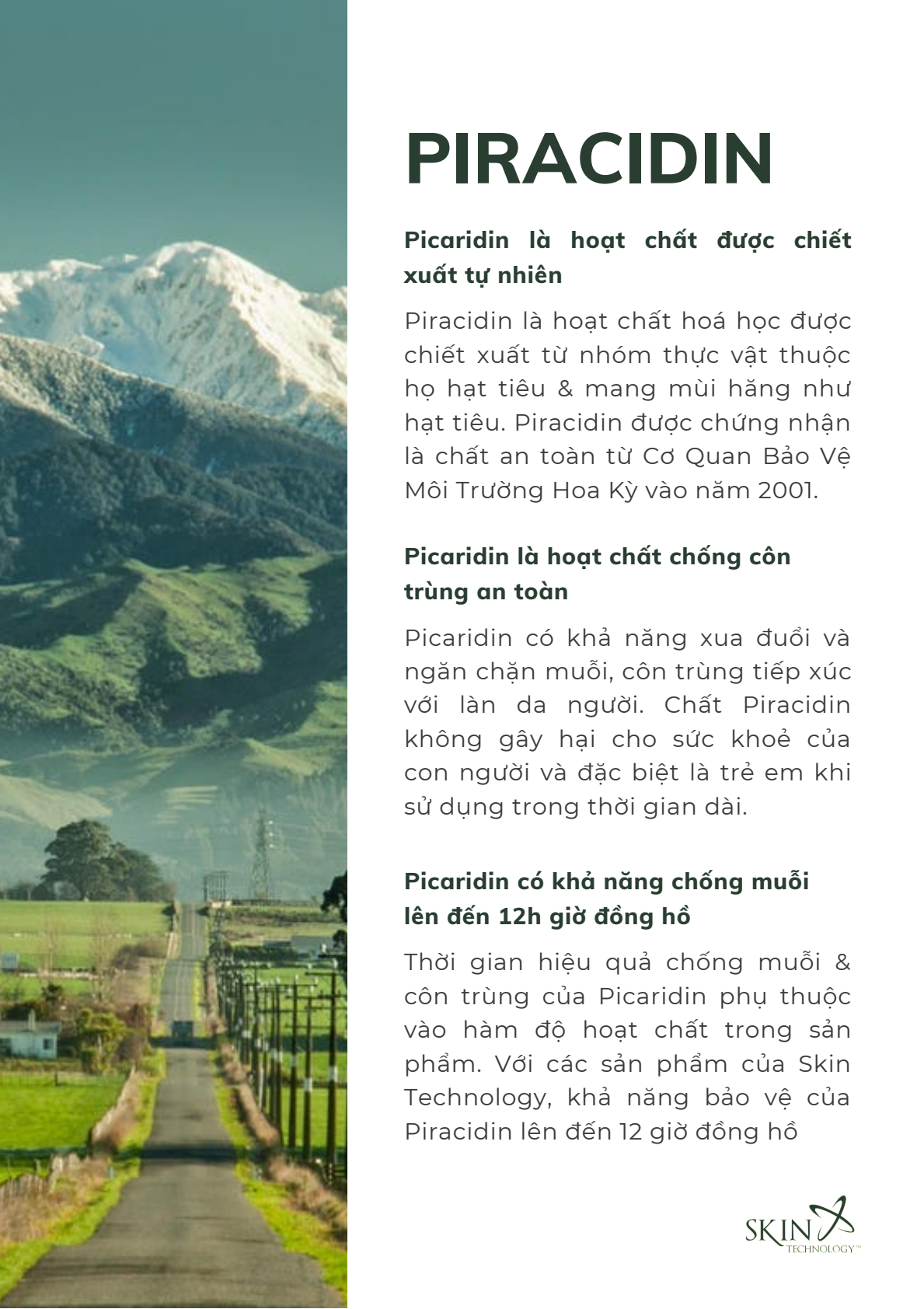 [Không hộp] Chai lăn chống muỗi và côn trùng từ New Zealand 25% Picaridin 60ml | Skin Technology