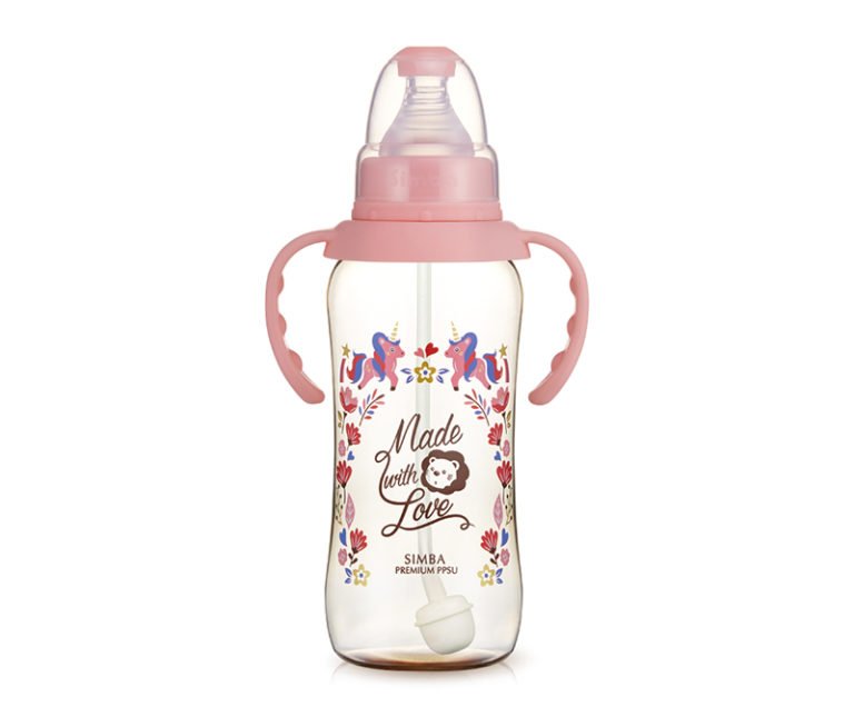 Bình sữa PPSU-Dorothy Wonderland  hồ lô cổ chuẩn 320ml (màu hồng) 3m+