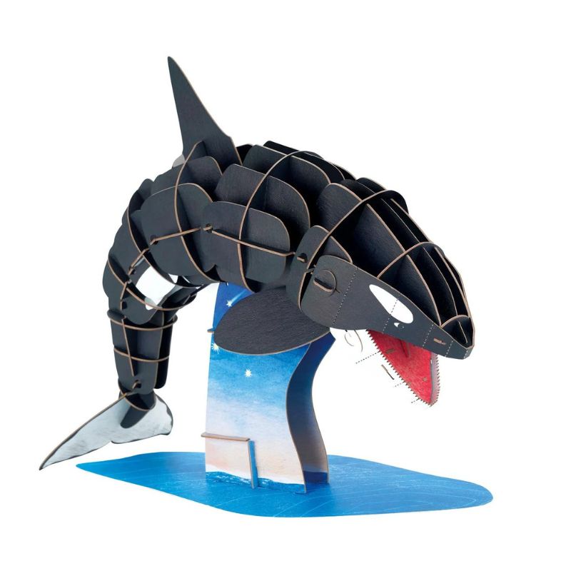 Bộ xếp mô hình 3D cử động được_Cá voi sát thủ