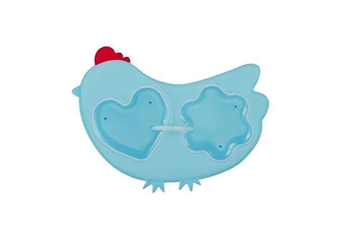 Khay hấp hình con gà Xanh dương - innobaby từ Hàn Quốc | Din Din SMART Silicone Chicken Steamer